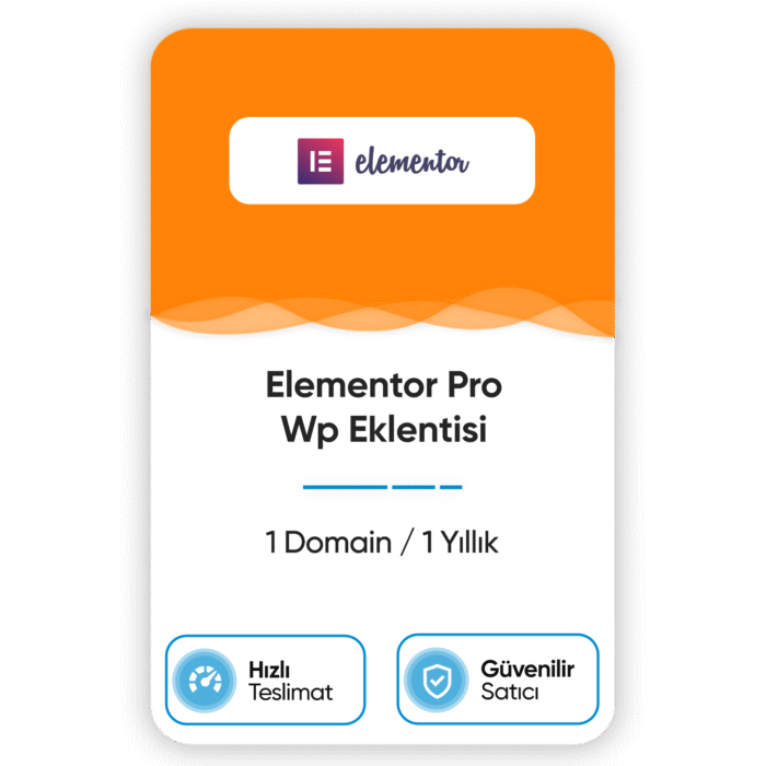 Elementor Pro | Orijinal WordPress Eklentisi