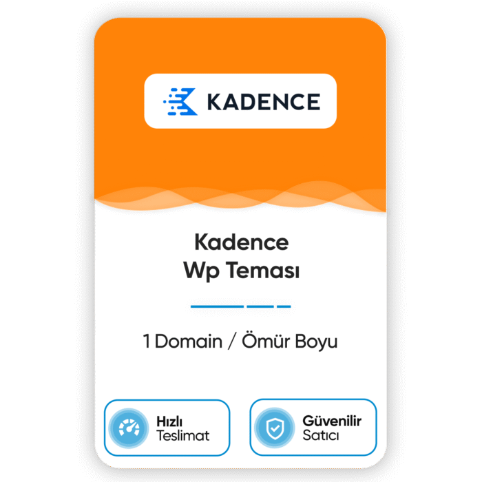 Kadence Pro | Orijinal WordPress Teması