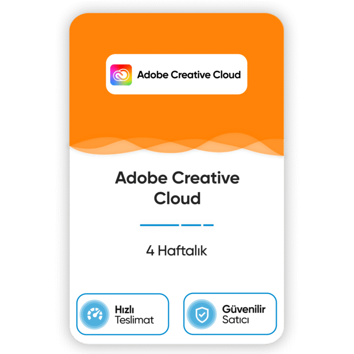 Adobe Creative Cloud | Orijinal Lisans