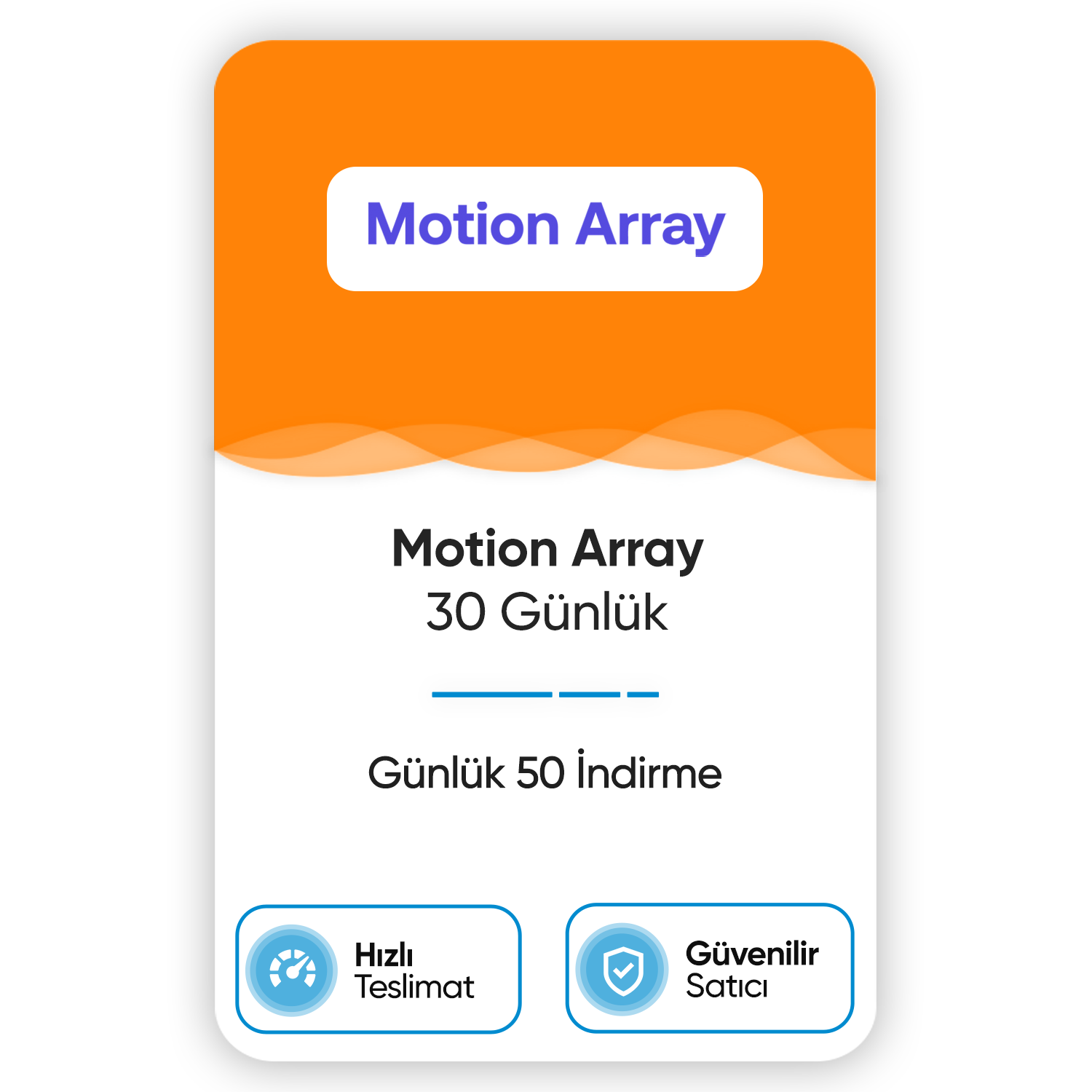 Motion Array Aylık Hesap